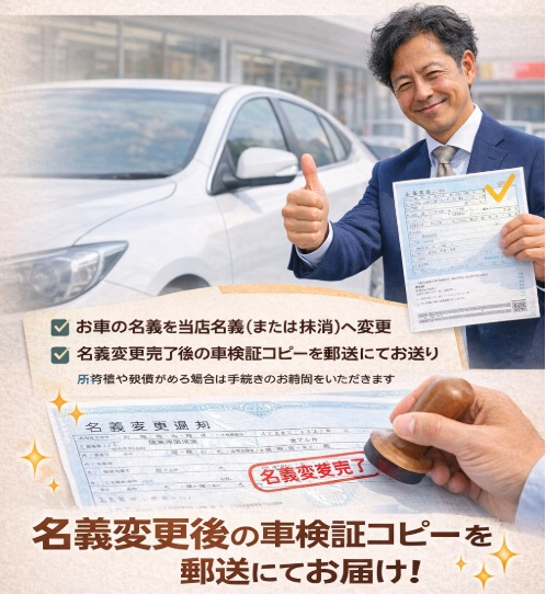 ③名義変更は1週間以内に完了の写真